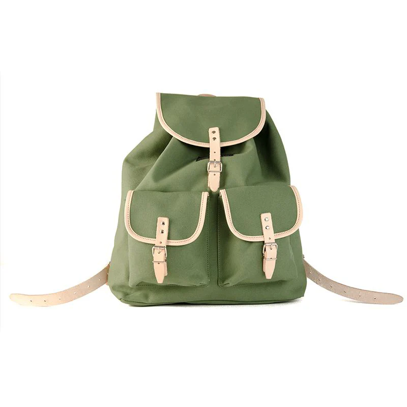 RU137 Baumwoll-Rucksack 17 L Grün 
